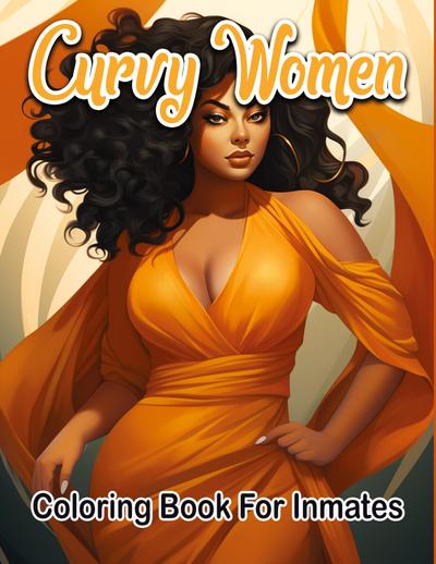 Curvy woman coloring book for inmates