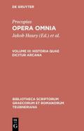 Historia quae dicitur arcana (Anecdota)