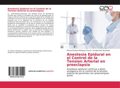 Anestesia Epidural en el Control de la Tension Arterial en preeclapsia
