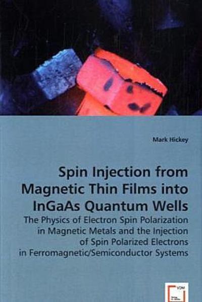 Spin Injection from Magnetic Thin Films into InGaAs Quantum Wells