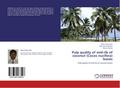 Pulp quality of mid-rib of coconut (Cocos nucifera) leaves