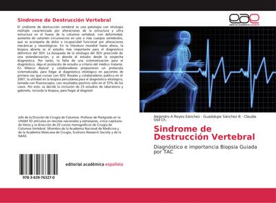 Sindrome de Destrucción Vertebral