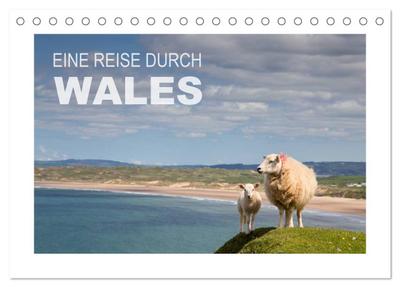 Wales / AT-Version (Tischkalender 2025 DIN A5 quer), CALVENDO Monatskalender
