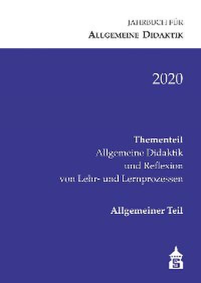 Jahrbuch für Allgemeine Didaktik 2020