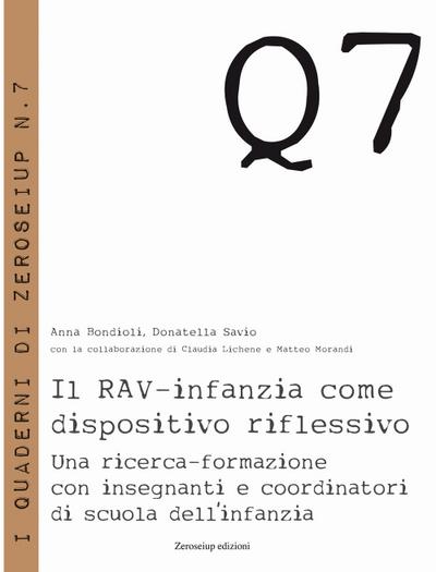 Il RAV-infanzia come dispositivo riflessivo. Una ricerca-formazione con insegnanti e coordinatori di scuola dell’infanzia