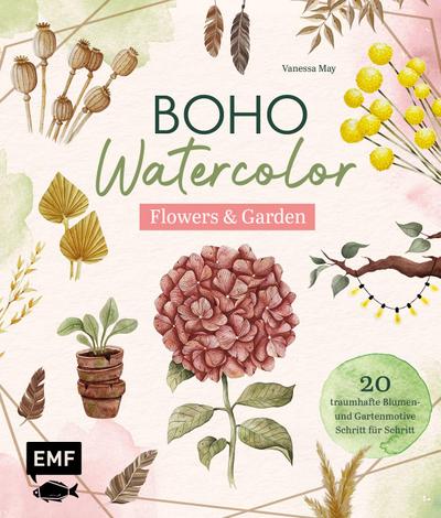 Boho Watercolor - Flowers & Garden