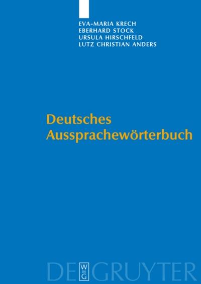 Deutsches Aussprachewörterbuch