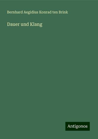 Dauer und Klang