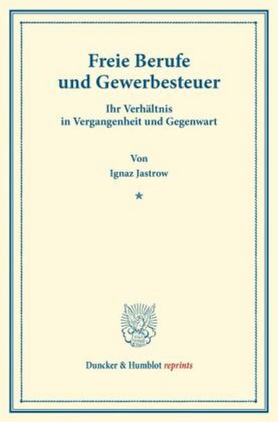 Freie Berufe und Gewerbesteuer.