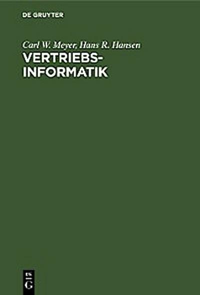 Vertriebsinformatik