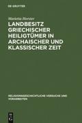 Landbesitz griechischer Heiligtümer in archaischer