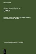 Vor § 13; §§ 13 bis 30; Rabattgesetz; Gesamtregist