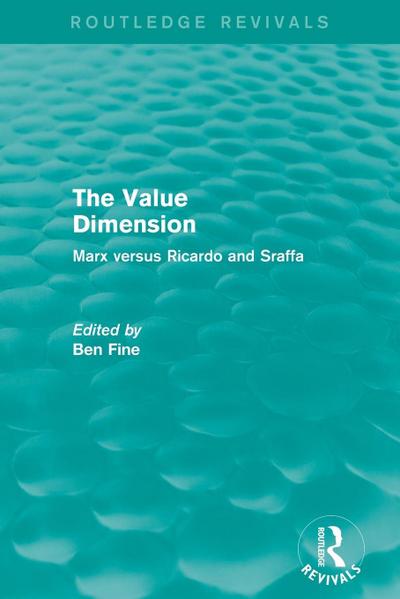 The Value Dimension (Routledge Revivals)
