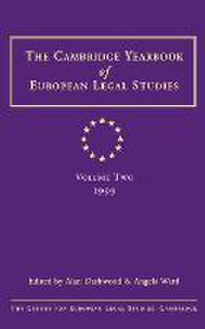 Cambridge Yearbook of European Legal Studies Volume 2, 1999