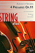 4 Préludes op.11für 2 Violinen, Viola, Violoncello und Kontrabass