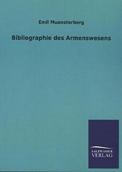 Bibliographie des Armenswesens