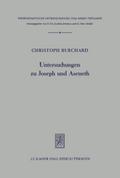 Untersuchungen zu Joseph und Aseneth