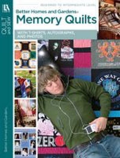 Better Homes and Gardens Memory Quilts with T-Shirts, Autographs, and Photos