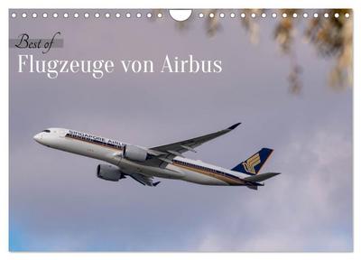 Flugzeuge von Airbus 2026 (Wandkalender 2026 DIN A4 quer), CALVENDO Monatskalender
