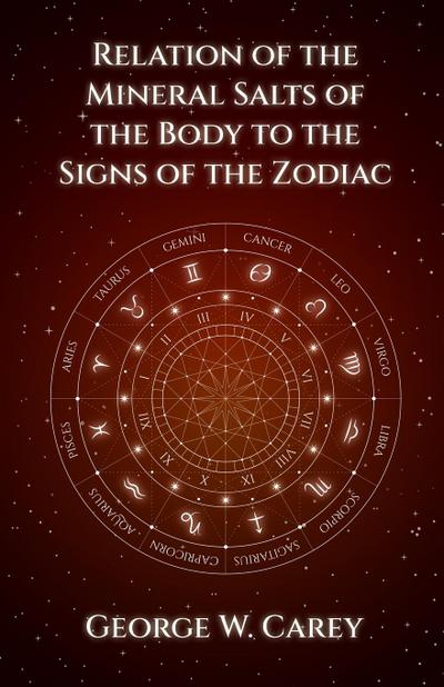 Relation of the Mineral Salts of the Body to the Signs of the Zodiac