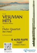 (G Alto Flute - instead Fl. 4) Vesuvian Hits for Flute Quartet