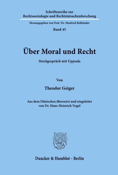 Über Moral und Recht.
