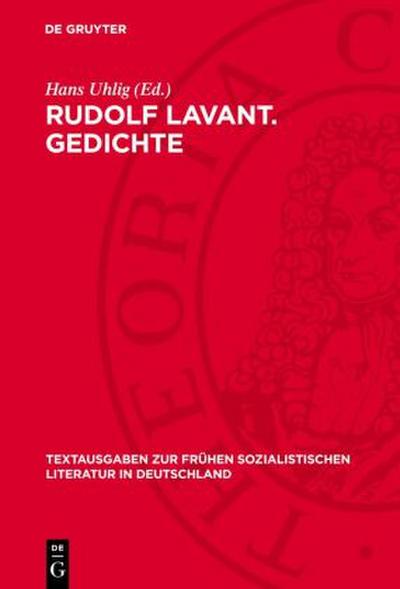 Rudolf Lavant. Gedichte
