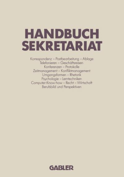 Handbuch Sekretariat