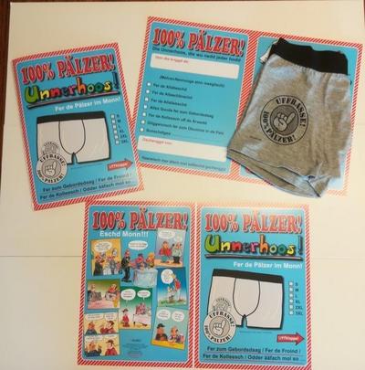 Unnerhoos! Motiv: Uffbasse "100% PÄLZER!"