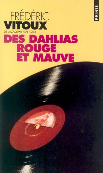 Des dahlias rouges et mauves