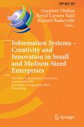 Information Systems -- Creativity and Innovation in Small and Medium-Sized Enterprises