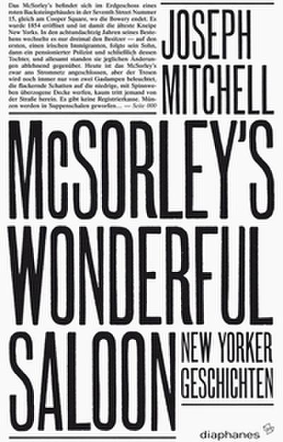 McSorleys Wonderful Saloon