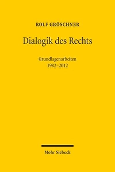 Dialogik des Rechts