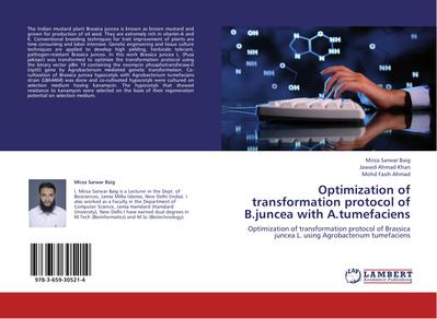 Optimization of transformation protocol of B.juncea with A.tumefaciens