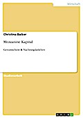 Mezzanine Kapital - Christina Baiker