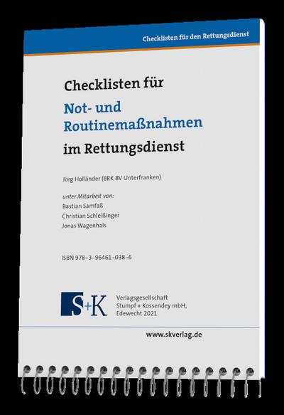 Checklisten für Not- und Routinemaßnahmen im Rettungsdienst
