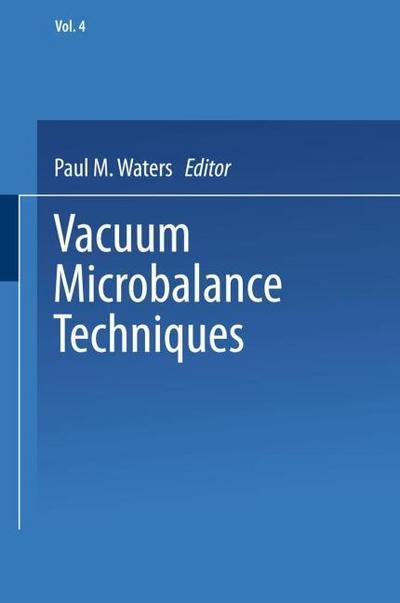 Vacuum Microbalance Techniques