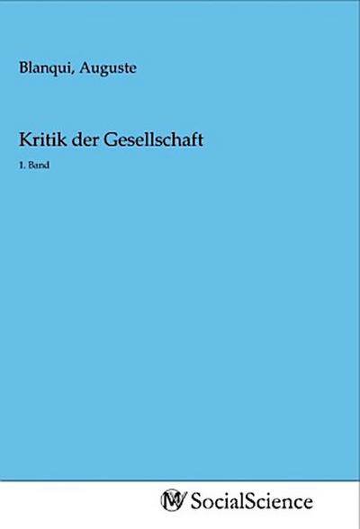 Kritik der Gesellschaft