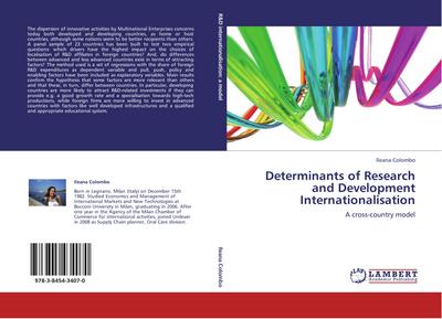 Determinants of Research and Development Internationalisation