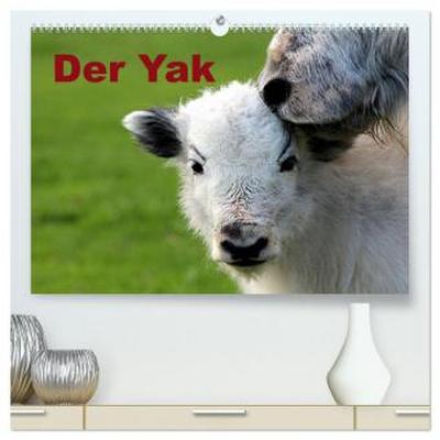 Der Yak (hochwertiger Premium Wandkalender 2026 DIN A2 quer), Kunstdruck in Hochglanz