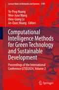 Computational Intelligence Methods for Green Technology and Sustainable Development
