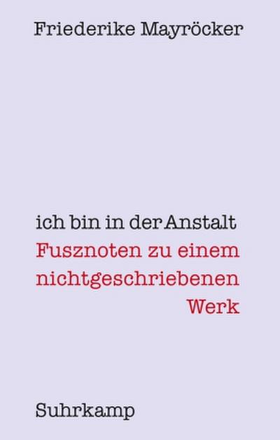 Ich bin in der Anstalt