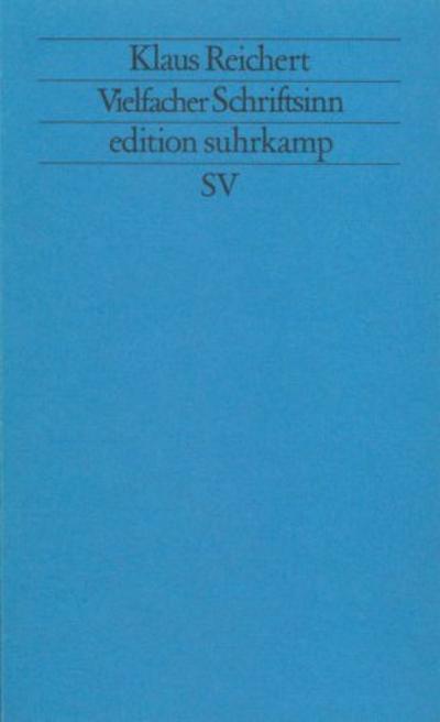 Vielfacher Schriftsinn