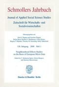Neighbourhood Effects Studies on the Basis of European Micro Data.