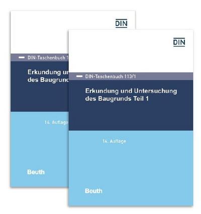 Paket DIN-Taschenbuch 113/1 und 113/2 