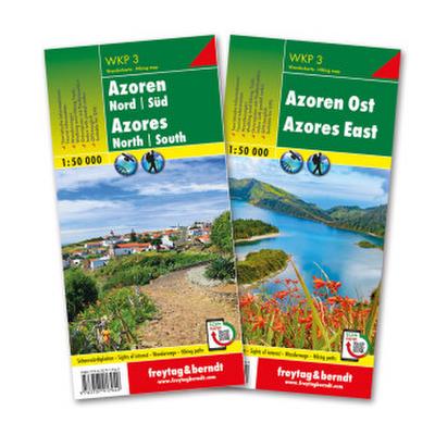 Azoren, Wanderkarten-Set 1:50.000, WKP 3