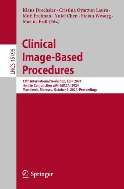 Clinical Image-Based Procedures