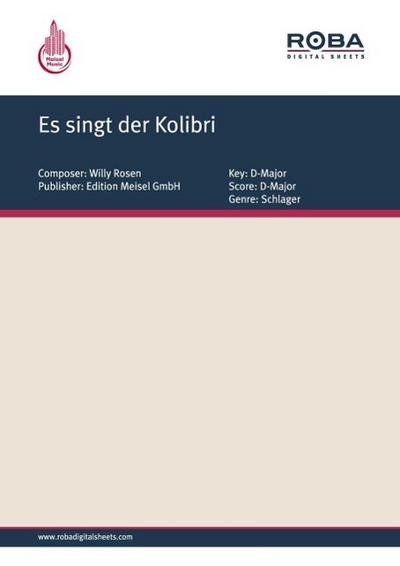 Es singt der Kolibri