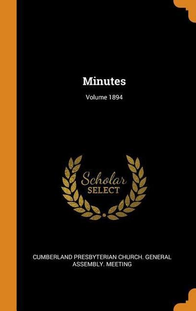 Minutes; Volume 1894
