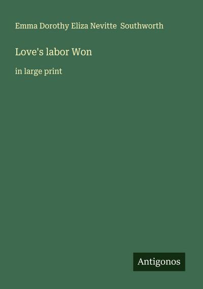 Love’s labor Won